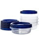 thumbnail image 1 of Contenedores de delicatessen PLASTICPRO de 240 ml, paquete de 4, reutilizables con tapas, 1 of 7