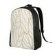 thumbnail image 2 of Easygdp Elegant Gold Leaf Pattern Mochila Versátil y Elegante: Comodidad, Almacenaje y Durabilidad para la Universidad, Trabajo, Viajes y Uso Diario, 2 of 8