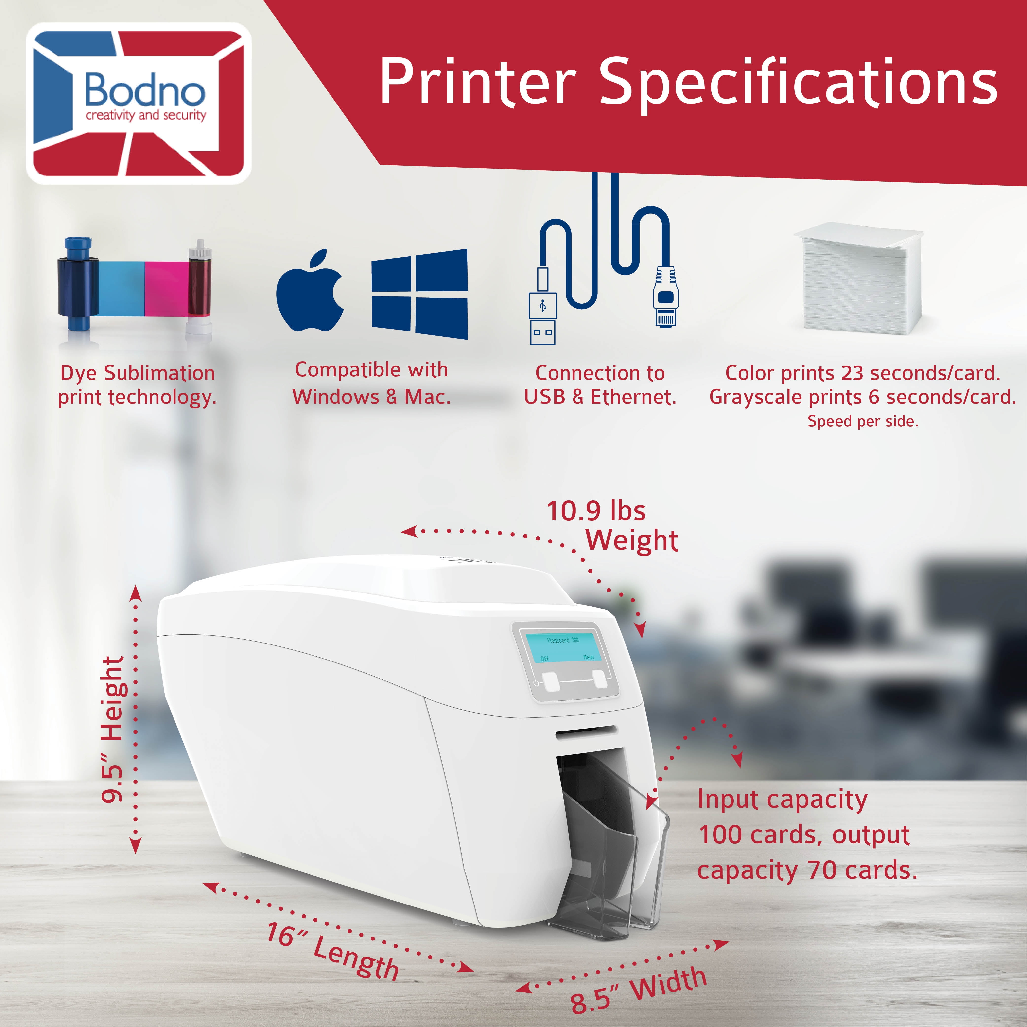 Magicard 600 Duo - plastic card printer - color - dye sublimation/thermal  transfer - 3652-5021/2 - Thermal Printers 