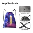 thumbnail image 4 of Pofeuu inside out 2 Sac à Cordon Résistant à l'Eau 210D Design Pliable Compact Essentiels de Voyage Gym Yoga Léger Sac à Main-Moyen, 4 of 6