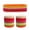AB178 Orange, variant on Tisuna Headbands Set For Women Men, Moisture-Wicking Stretchy 1 Headbands With 2 Wristbands Color Block Matching Set For Sport Workout