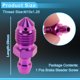 thumbnail image 2 of Tornillos de purga de freno púrpura de 1 pieza M10x1.25-29 mm de Unique Bargains, tornillos de purga de freno de aleación de titanio para un sistema de frenos mejorado, 2 of 7