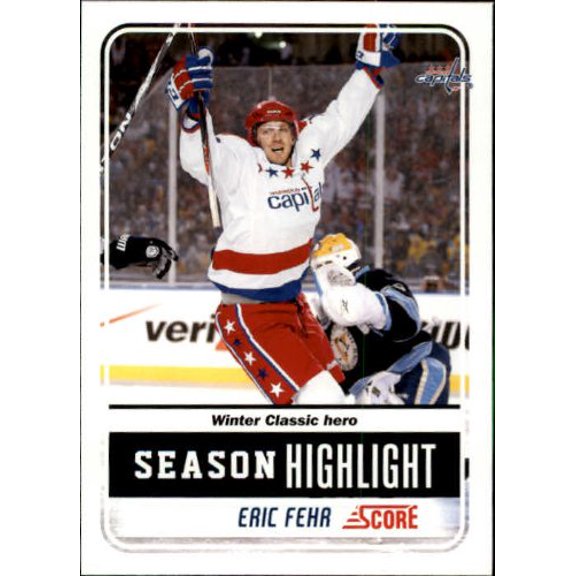 2011-12 Score #11 Eric Fehr SH NHL Hockey Trading Card