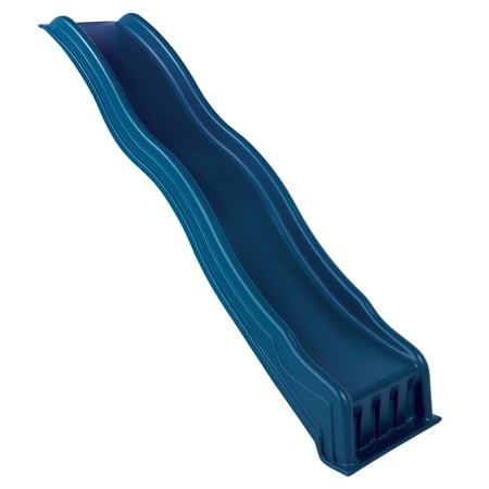 2 X 2 Mounted Slides - Swing-N-Slide Blue Cool Wave Slide Plastic Slide for 4 Foot Decks