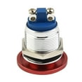 thumbnail image 3 of Momentary Push Button Switch,Mushroom Cap No On&Off Waterproof Pushbutton Switch 19Mm, 3 of 7