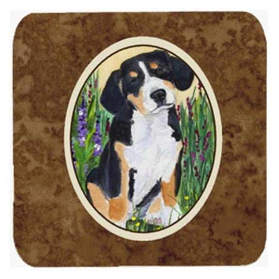 Entlebucher Mountain Dog Foam Coasters - Set 4