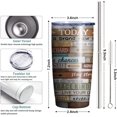 thumbnail image 5 of Inspirational Tumbler with Lid and Straw 20 oz Travel Encouragement Cup Stainless Steel Vacuum Insulated Coffee Mug Motivational Gift for Women and Men, 5 of 6