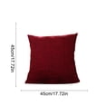 thumbnail image 3 of 17.7in Linen Pillow, Summer Cushion with Insert, Outdoor Indoor Throw Pillow, Decorative Accent for Sofa Bedroom Couch, 3 of 6