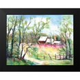 thumbnail image 2 of Williams, Todd 14x12 Black Modern Framed Museum Art Print Titled - Spring Farm, 2 of 5