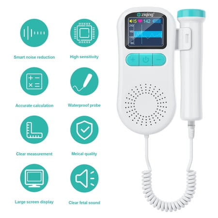 ZIQING Portable Maternity Accessory – Noise Reduction, Clear Display, Lightweight Design for Daily Pregnancy Care, White