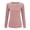 Pink, variant on Women's Seamless Thermal Long Sleeved Heating Base Layer Size L