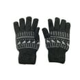 thumbnail image 4 of 4 Pack Men's Thermal Fleece Lined Winter Insulated Knit Thick Gloves (Style 3), 4 of 5