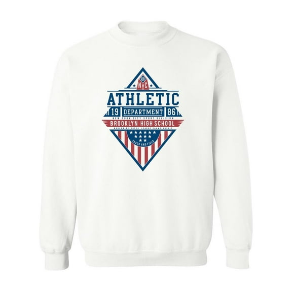 Athletic Brooklyn '86 Sweatshirt Men -Image by Shutterstock, Male Large