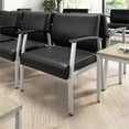 thumbnail image 3 of Bush Business Arrive Bariatric Waiting Room Guest Chair in Black Vinyl, 3 of 9