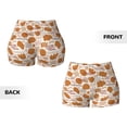 thumbnail image 4 of KLL Cartoon Pattern Workout Shorts for Women Scrunch Short Gym Yoga Running Sport Active Exercise Fitness Shorts, 4 of 8