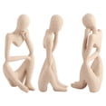 thumbnail image 4 of Decoración de estatua para el hogar, estatua de pensador, estatua de resina sintética, escultura de adorno construida para el futuro, 4 of 12