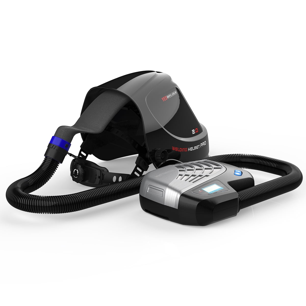 YESWELDER LYG-M800H Powered Air Purifying Welding Helmet with Auto-Darkening Lens