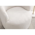 thumbnail image 6 of Tookss 360 Degree Swivel Barrel Chair Accent Armchair,Teddy Fabric Upholstered Club Chair,Single Sofa Chair Leisure Chair,for Living Room, Bedroom, Office, 6 of 8