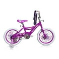 thumbnail image 6 of USToyOutlet 16 In. BMX S-Type Frame Bicycle Coaster Brake One Piece Crank Chrome Rims Black Tire Kid's Bike, Purple, 6 of 6