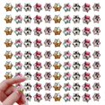thumbnail image 1 of 120 Pieces Nail Art Snowflake Rhinestones Crystal Flatback Nail, 1 of 1