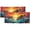 Pattern-2, variant on Watercolor Sea Turtles Kitchen Curtain Valances Beach Ocean Coastal Scenery Window Treatment Valance Curtains for Bathroom 54 by 18 in, 2 Panel