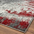 thumbnail image 3 of Luxe Weavers Euston Collection Abstract Area Rug 7680 Red 5x7, 3 of 9
