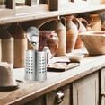 thumbnail image 5 of 2 Pcs Metal Chopstick Drying Rack, Stainless Steel Utensil Holder,Silverware Cutlery Organizer with Round Drain Holes,Countertop Knives Forks Stand,for Home Kitchen By HXRH, 5 of 7