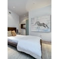 thumbnail image 5 of "Grey Horse Trot 2" Painting Print on Wrapped Canvas, 5 of 7