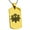 Gold, variant on Stainless Steel Minamoto Samurai Crest Engraved Dog Tag Pendant Necklace