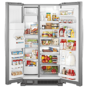Whirlpool Wrs325sdh 36 Wide 24.55 Cu. Ft. Side By Side Refrigerator - Stainless Steel
