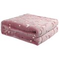 thumbnail image 1 of Clearance! Double Flannel Luminous Blanket Whiterows Fall Throw Soft Blanket Star Moon Pattern Glow In The Dark Blankets Warm and Cozy Sofa Blanket 60"X50" (L), 1 of 9