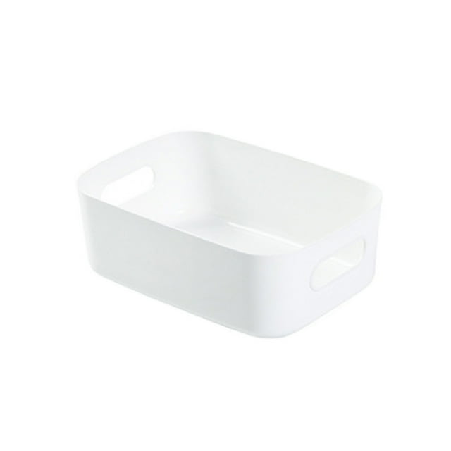 Handle Desktop Baskets Desktop Baskets Organizer Bin Cosmetic Storage Box Desktop Sundries Organizer Household Kitchen Storage Container Desktop Storage Basket PP Cosmetic Storages