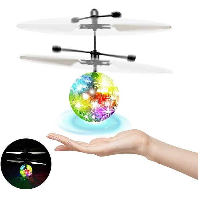 WJCA Orbe Volant Contrôlé à la Main, Rotation à 360° et Vol Stationnaire Automatique, Jouet Rechargeable Intérieur Extérieur pour Enfants Garçons Filles Ados, Idée Cadeau d'Anniversaire.