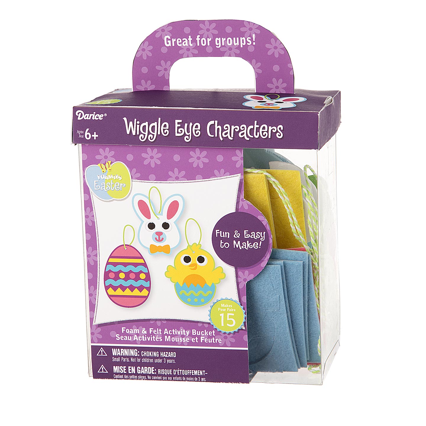 Easter Character Kit 131 pieces, Makes 15