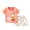 Pink, variant on Uxgjfwu Toddler Outfits Summer Kids Clothing Sets Casual Cute Printed Outfits Short Sleeve Shirts Shorts 2PC Sets