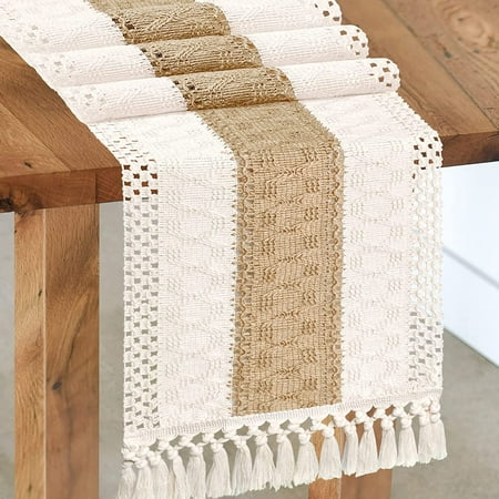 

Table Runners Pack of 1 Linen Table Runners 12x71Inch Linen Runner for Table Linen Table Runner Linen Table Runner Wedding Table Runner Kitchen Dining Table Wedding Party Decor ( Coffee )