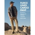 thumbnail image 3 of Wrangler Men's and Big Men's Relaxed Fit Fleece Lined Cargo Pant, 3 of 10