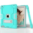 thumbnail image 3 of iPad 2 Case,iPad 3 Case,iPad 4 Case, Allytech Three Layer Shockproof Armor Defender Protective Case Cover with Kickstand for iPad 2nd Gen / iPad 3rd Gen / iPad 4th Generation (Aqua/Gray), 3 of 8