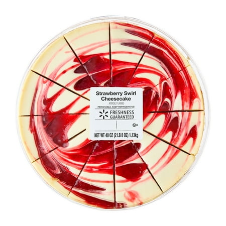 Freshness Guaranteed Strawberry Swirl Cheesecake, 40 oz, 12 Count
