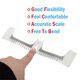 thumbnail image 4 of Ruler de cejas frente a la ciencia reglas Reglas Microblading Supplies Pegatinas Herramientas Nariz Bridge Plantillas para profesionales y principiantes AweSitey  CE001467-00, 4 of 7