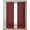 Red, variant on Retro Green Sheer Curtains 39 Inch Length 2 Panels Set for Living Room/Bedroom, Vintage Rustic Plants Trees Lines Pattern Kitchen Curtains Grommet Semi-Sheer Curtains Window Treatments 27.5"x39"x2
