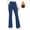 Blue, variant on Women's Fleece Lined Flare Leggings with Pockets High Waisted Thermal Warm Bootcut Yoga Pants Winter Casual Trousers 8 Colors S-XXL