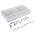 thumbnail image 3 of 400Pcs E Clip Circlip Retaining Ring 604 Stainless Steel Assortment Set Kit for Bearing, 3 of 14