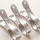 thumbnail image 4 of Pinzas para ropa de metal resistente, pinzas para ropa de acero inoxidable, pinzas grandes para toalla para silla de playa, abrazadera para edredón, 4 of 5