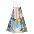 thumbnail image 6 of Yayeee Kitchen Hanging Hand Towels Set of 2 with Loop Bathroom Absorbent Tie Towel, Boho Style Sun, 6 of 6