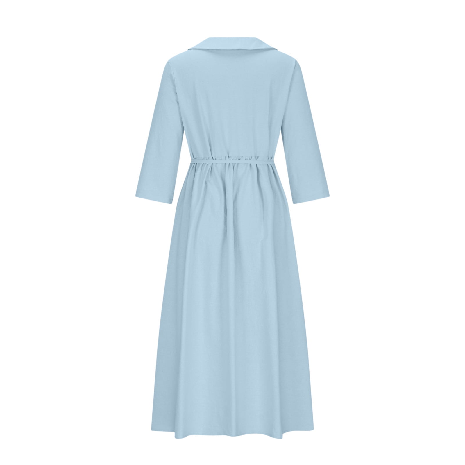 Summer Saving!Womens Cotton Floral Midi Dresses,Cotton Linen