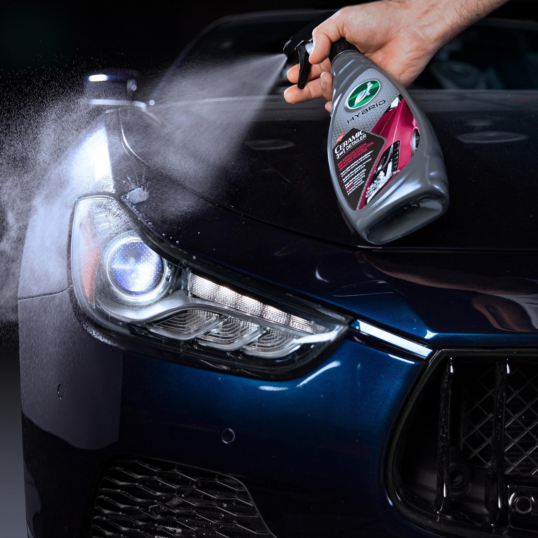  Turtle Wax Hybrid Solutions Ceramic Wax Coating, Ceramic Wash,  and Ceramic Detailer Combo Pack- Ultimate Protection and Water Repellancy  for Car Paint : Automotive