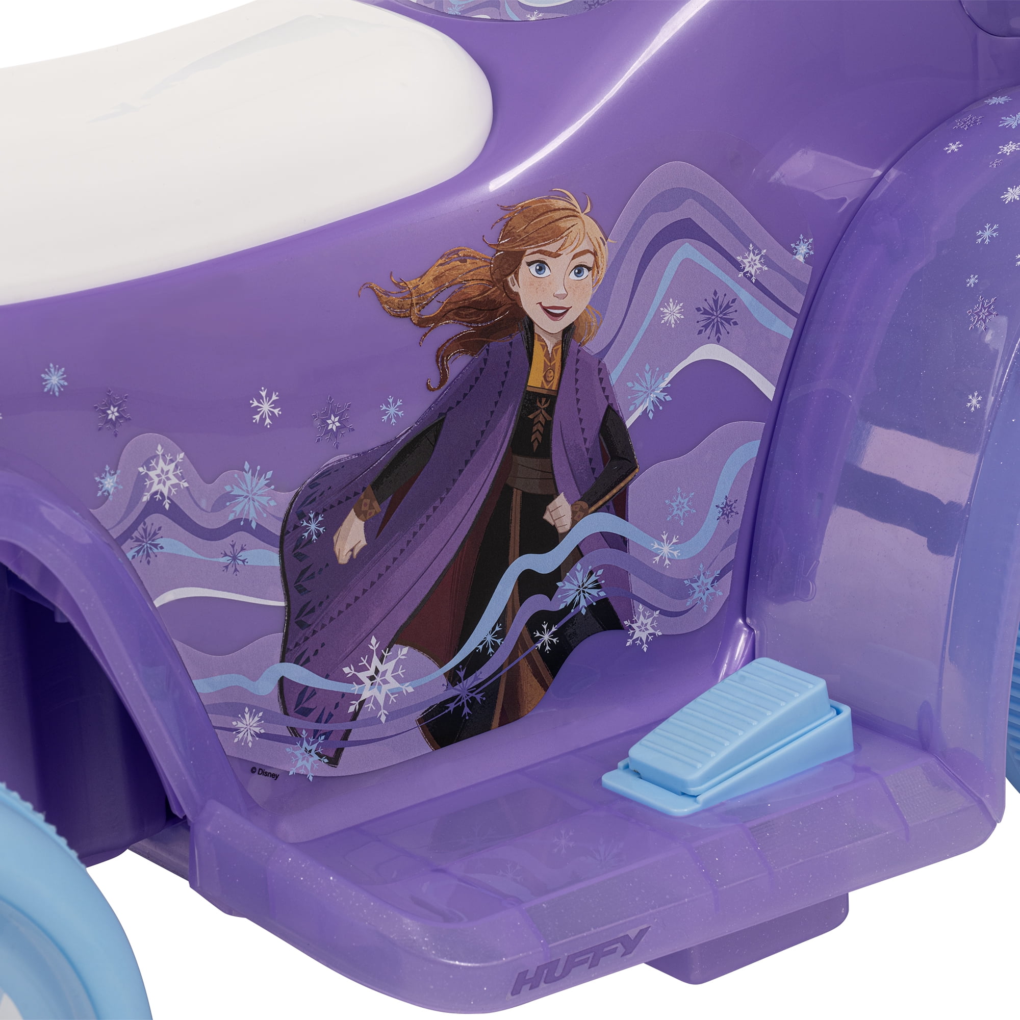 Open Box Huffy Disney 6V Frozen Electric Ride-On Quad for Ages 1.5-3 in Purple