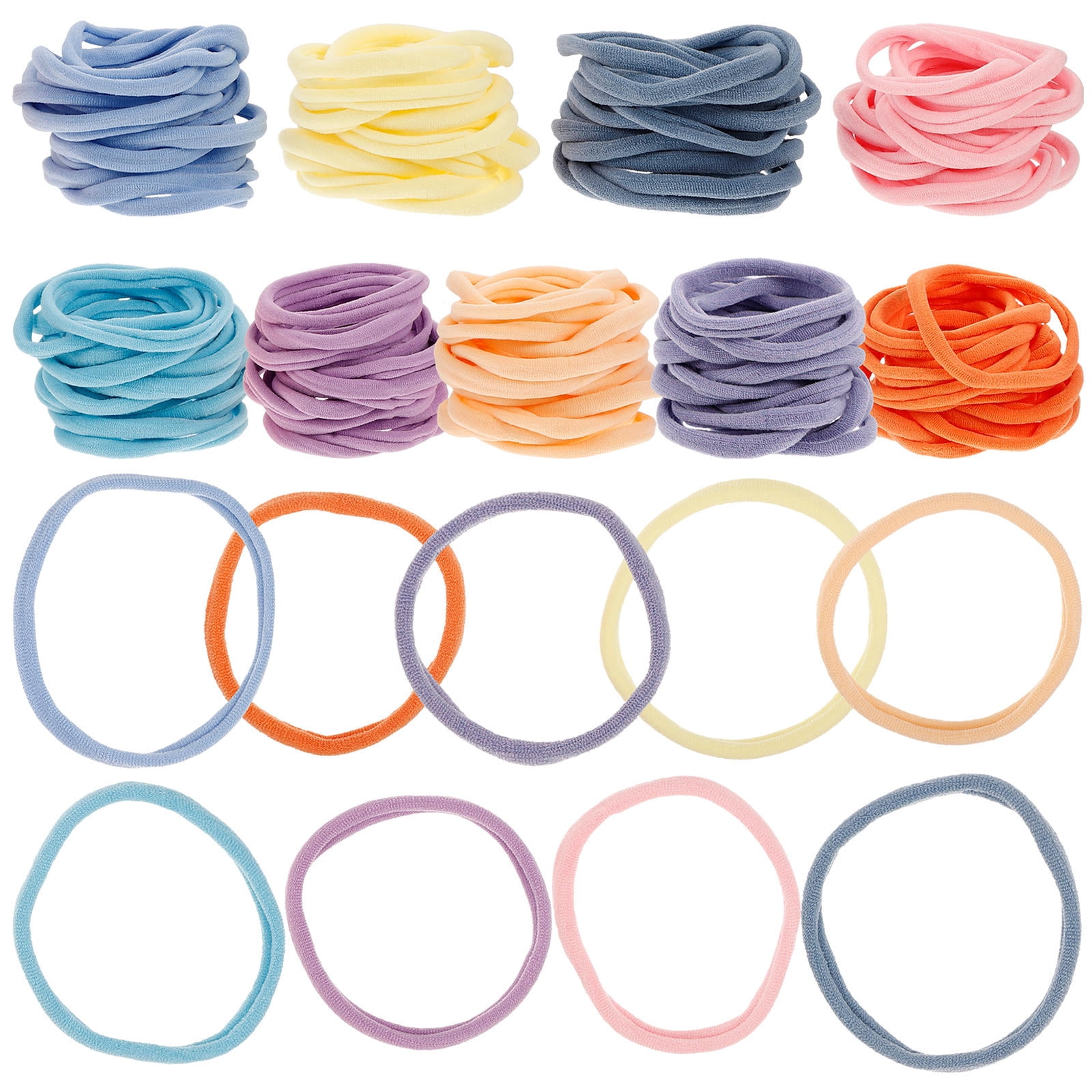 ORDDIART 180Pcs Loom Loops Refill Nylon Diy Weaving Craft Making For Children Parents present Giving
