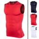thumbnail image 2 of Fiudx Chaleco Deportivo para Hombre, Cuello Absorbente de Sudor, Puños Elásticos para Mayor Flexibilidad, Alta Elasticidad, Fácil de Limpiar, Ideal para Entrenamiento En Gimnasio, Running y Fitness,, 2 of 2